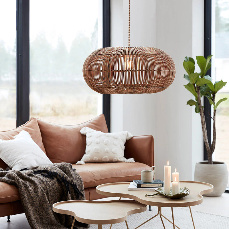 PR Home Hängeleuchte Zuri LED Pendelleuchte Lampe dimmbar beige Ø61cm 40W - 7330976127238