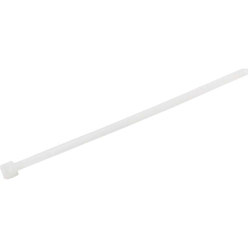 TRU COMPONENTS 1577969 Kabelbinder 250 mm 3.20 mm Weiß Kabel-Zubehör Leitung - 4016139295220