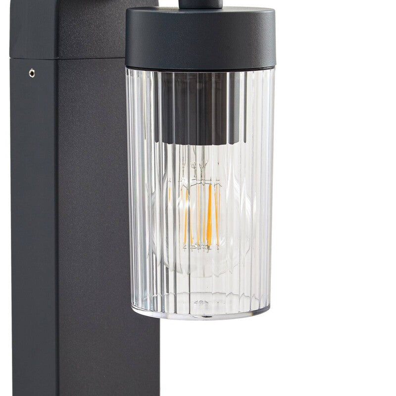 Lindby Wegeleuchte Gartenleuchte Kaliro LED Außenlampe anthrazit 60cm IP54 1xE27 - 4255830909252