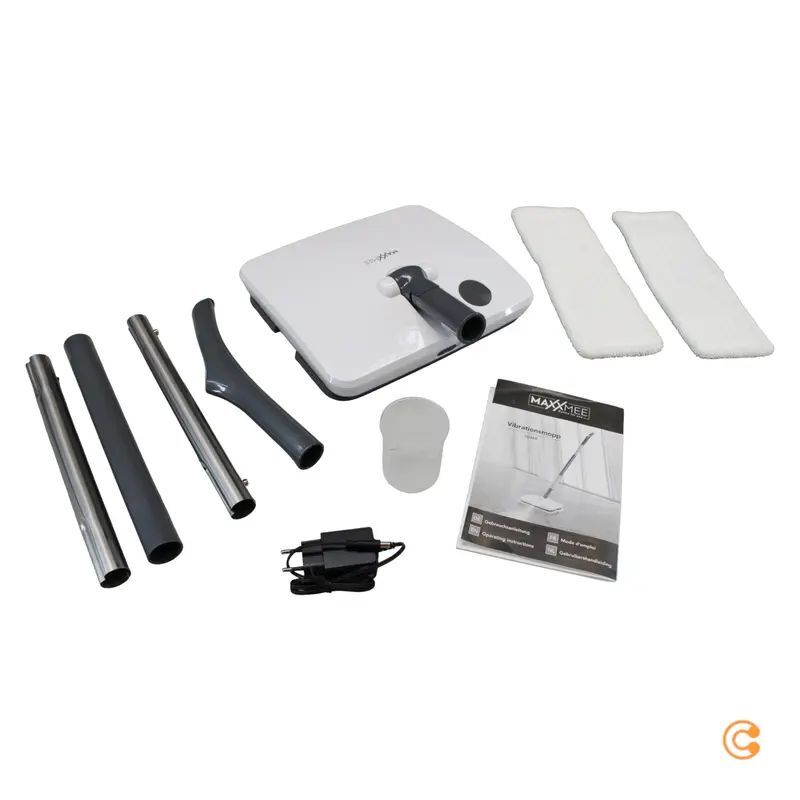 MAXXMEE Bodenwischer Akku-Vibrationsmopp Wischmopp Handgriff Stiel Mikrofaser - 4052926004699