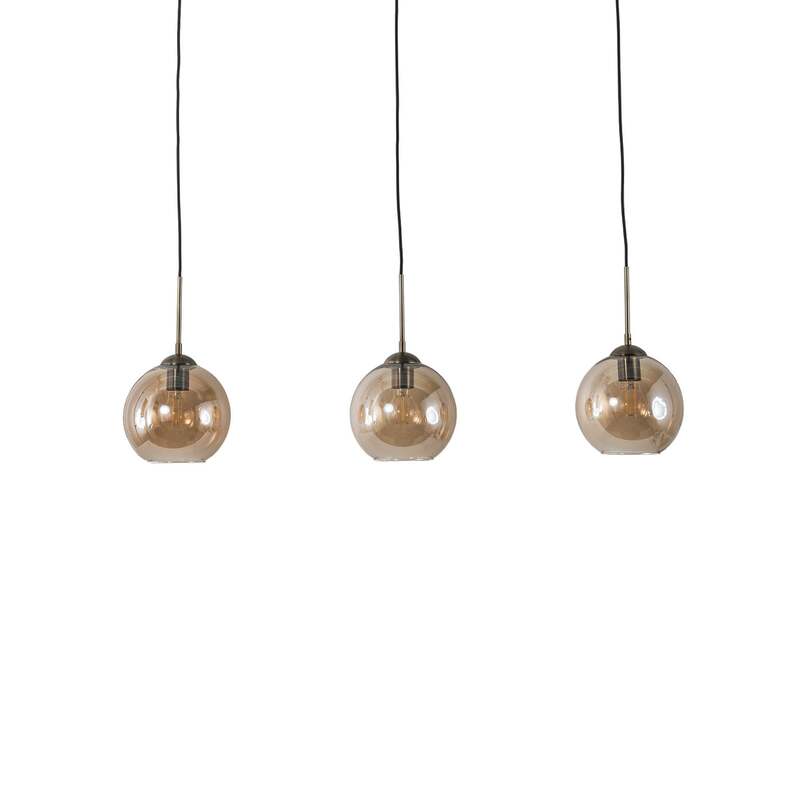Lindby Sofian Hängeleuchte Pendelleuchte Deckenlampe Leuchte dreiflammig amber - 4251096565447