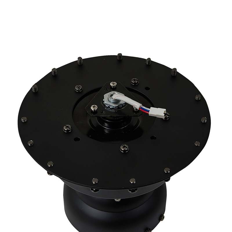 Lucande LED-Deckenventilator Omendo, schwarz DC leise CCT Ventilator Gebläse - 4251911780024