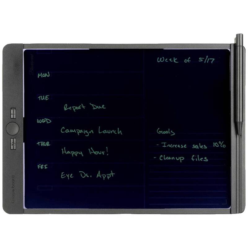 Boogie Board eWriter Blackboard Smart Scan Schwarz Notiztafel 21,6x28cm 500g - 0819459013796