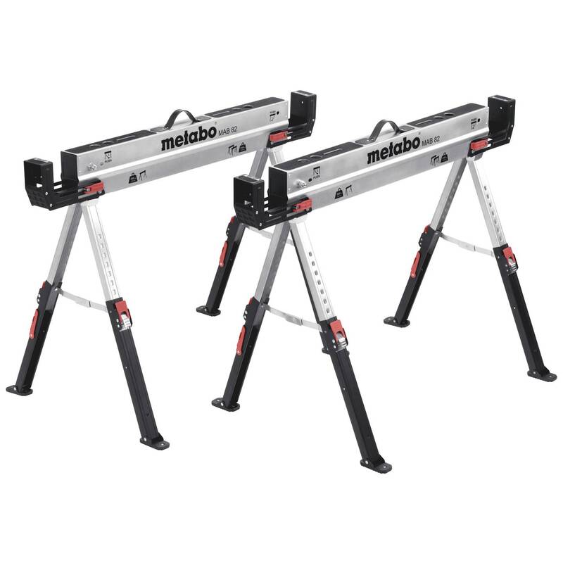 Metabo Arbeitsbock Stahlbock 590 kg Traglast 10,2 kg höhenverstellbar 615-820mm - 4061792253575