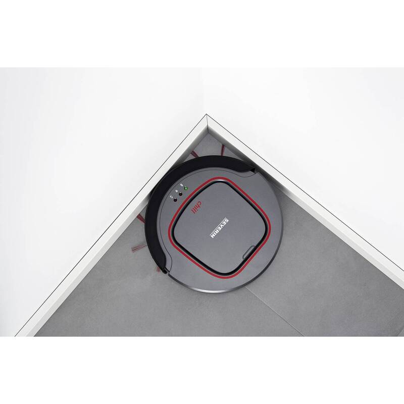Severin Saugroboter Chill Grau Rot Schwarz extra leise Staubsauger Sauger - 4008146016400