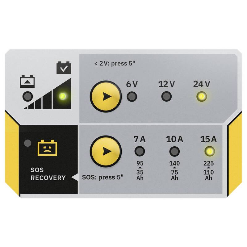GYS Automatikladegerät Akku-Ladegerät BATIUM 15.24 6V 12V 24V 22A - 3154020024526