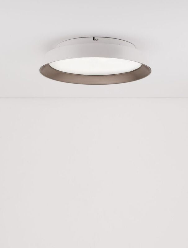 Nova Luce Deckenleuchte Deckenlampe LED VELA Weiß Warmweiß dimmbar 45 cm 30 W - 5212017431677