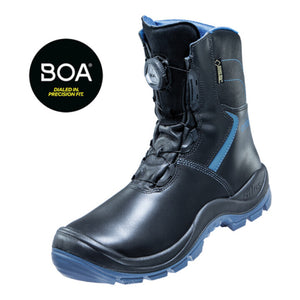 B-Ware Atlas Stiefel Boots GTX  985 XP Thermo royalblau schwarz S3 Weite 10 Größe 43