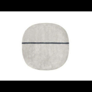 B-Ware Normann Copenhagen Teppich Läufer Oona 140 x 140 cm grau Wohnzimmerteppich