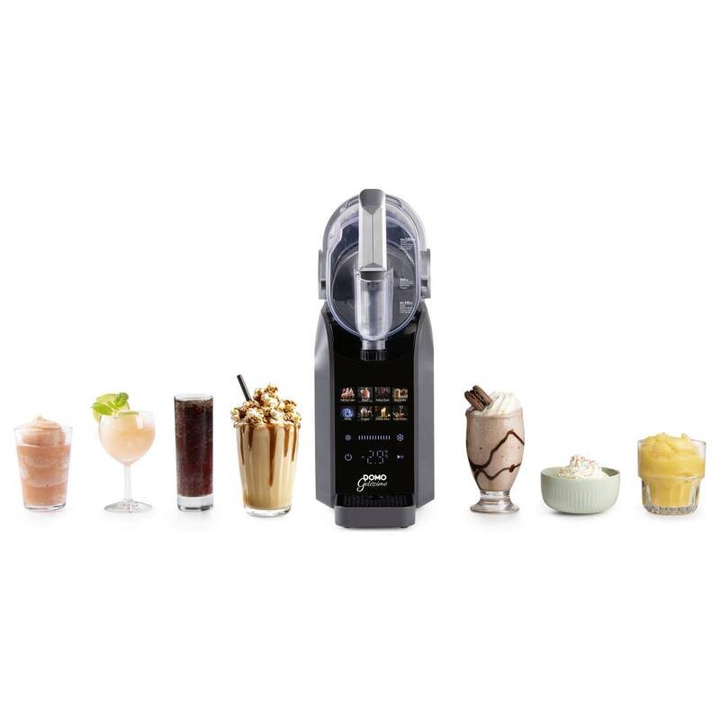 DOMO Eismaschine DO9308I 1,8l mit Display 220W Eisbereiter Küchengerät kompakt - 5411397178848