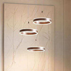 B-Ware Lucande Hängeleuchte Kolo LED Pendelleuchte dimmbar braun 3-flg 1640 Lumen