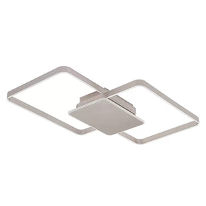 B-Ware Lucande Kadira LED-Deckenlampe Deckenlampe Deckenleuchte Leuchte Lampe nickel