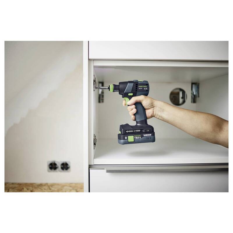 Festool Akku-Adapter BP 18 TBX 4 C-ASI 18V 4Ah wiederaufladbar schwarz 600g - 4014549464519
