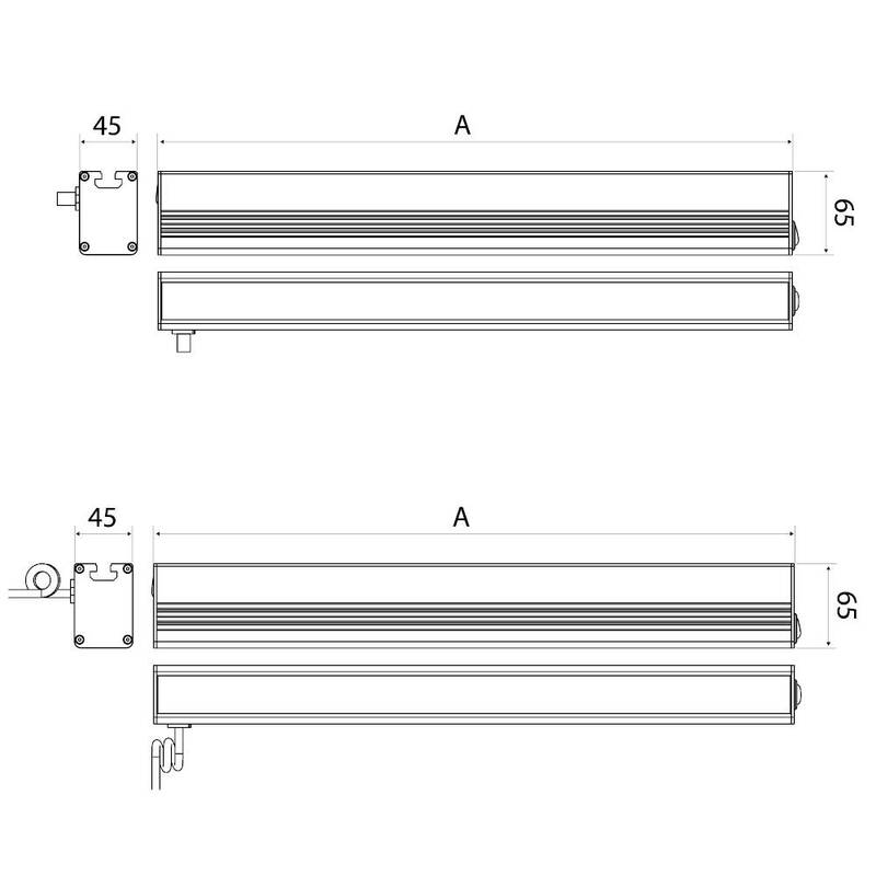 LED2WORK LED Leuchte Arbeitsleuchte Profilleuchte Universalleuchte Werkbankleuch - 4260556623894