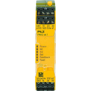 B-Ware PILZ PNOZ s6.1 24VDC 3 n/o 1 n/c Schaltgeräte P/N: 750126 Sicherheitsrelais