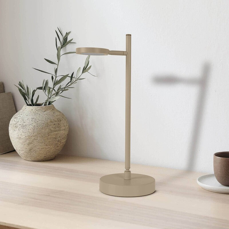 Näve LED Table Lamp Lupa, Beige, Height 45 Cm, Metal Touchdim - 4003222893166