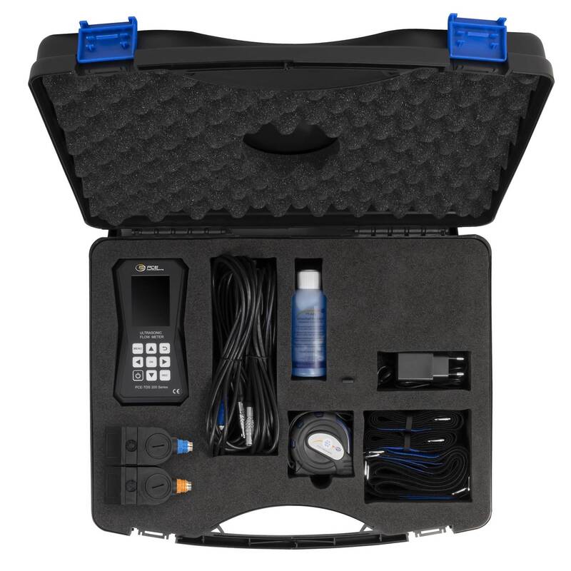 Ultraschall Durchflussmessgerät Strömungsmesser PCE PCE-TDS 200 L Datenlogger - 4250348731234