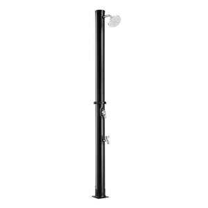 B-Ware Solardusche Victoria Gartendusche mit großem Regen-Duschkopf 20l schwarz-silber