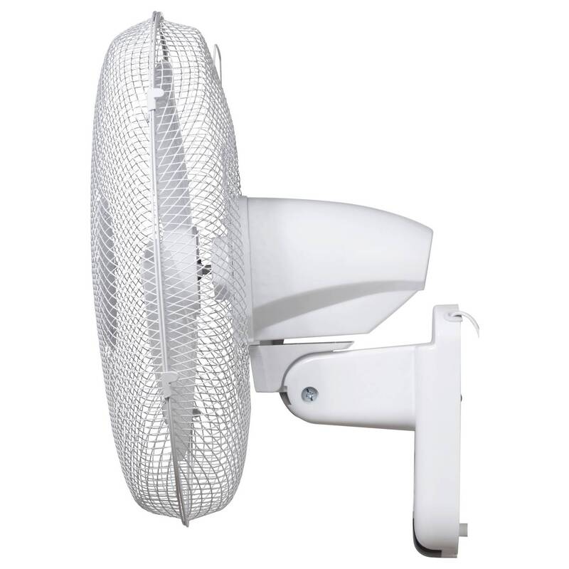 Sygonix Wandventilator Wandlüfter 45W 3-stufige Luftzirkulation Weiß Ø430mm - 4064161389387
