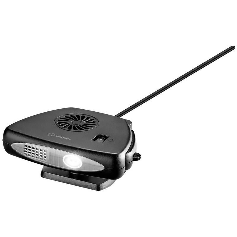 Renkforce Keramik-Heizlüfter 12V Gebläseheizer Fußwärmer für Auto und Wohnmobil - 4064161203980