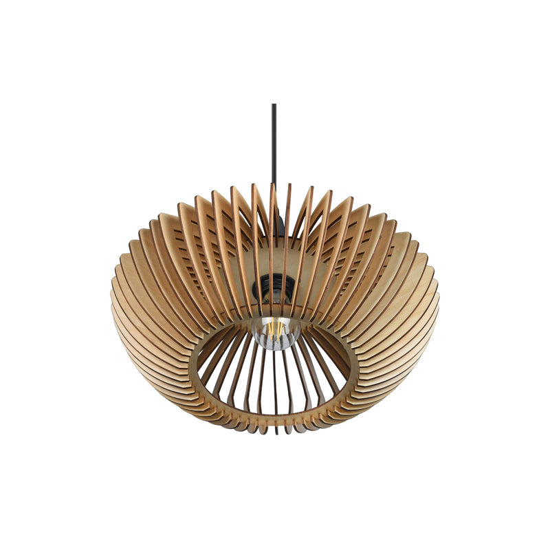 TRIO LIGHTING Hängelampe Hängeleuchte Colino LED Pendelleuchte dimmbar Holz hell - 4017807540277