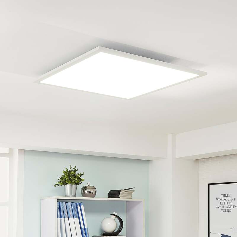 Arcchio Deckenleuchte Lysander LED dimmbar CCT 36W 5100lm weiß 62x62cm - 4251096540918