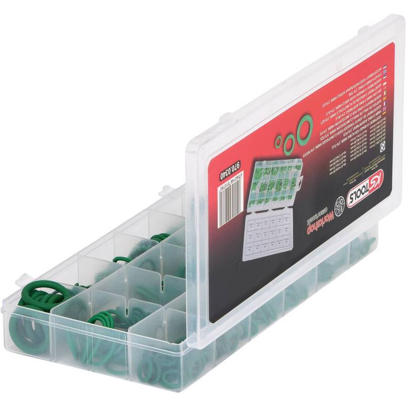 KS Tools O-Ring Sortiment HNBR 270-teilig Handwerkzeug Kunststoffkoffer 150g - 4042146510780