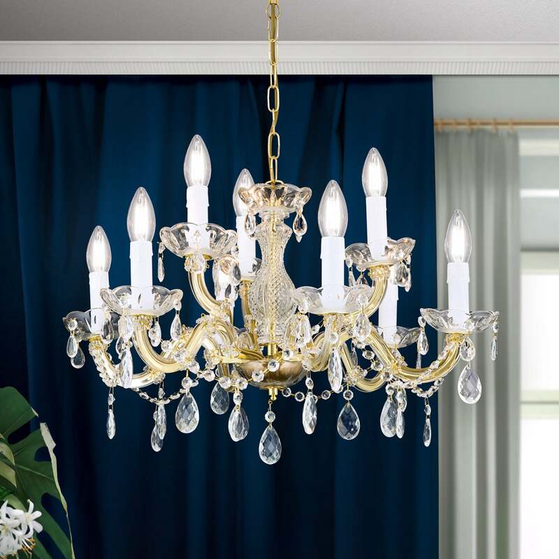 Orion Kronleuchter Marie Claire Deckenlampe Deckenlicht Leuchte Lampe LED E14 - 9003090090266