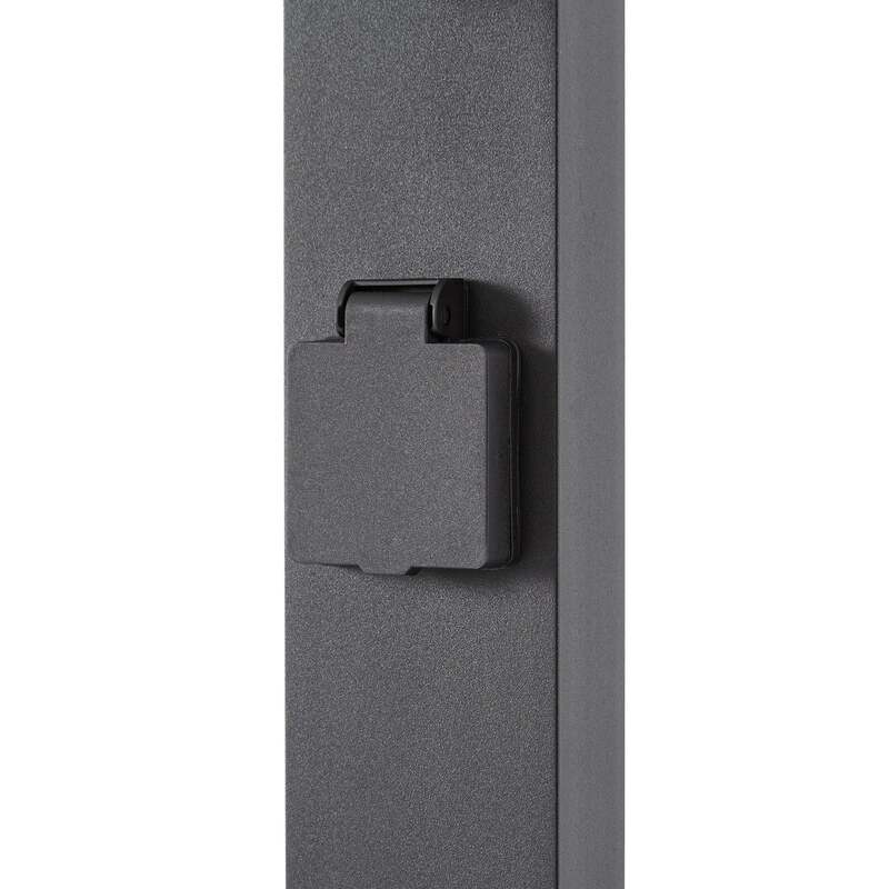 Lindby Wegeleuchte Enerio Gartenleuchte LED Pollerleuchte schwarz 80cm IP44 - 4255830909207