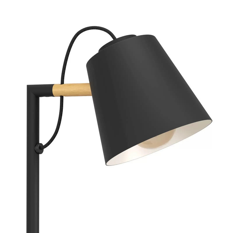 Eglo Stehleuchte Lacey, Höhe 159,5 cm schwarz Stahl Stehlampe Leuchte Lampe Spot - 9002759436148