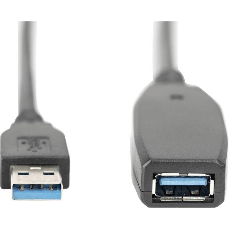 Digitus Leitung USB-Kabel USB Verbindungskabel USB 3.2 USB-A Buchse 10.00 m - 4016032457480
