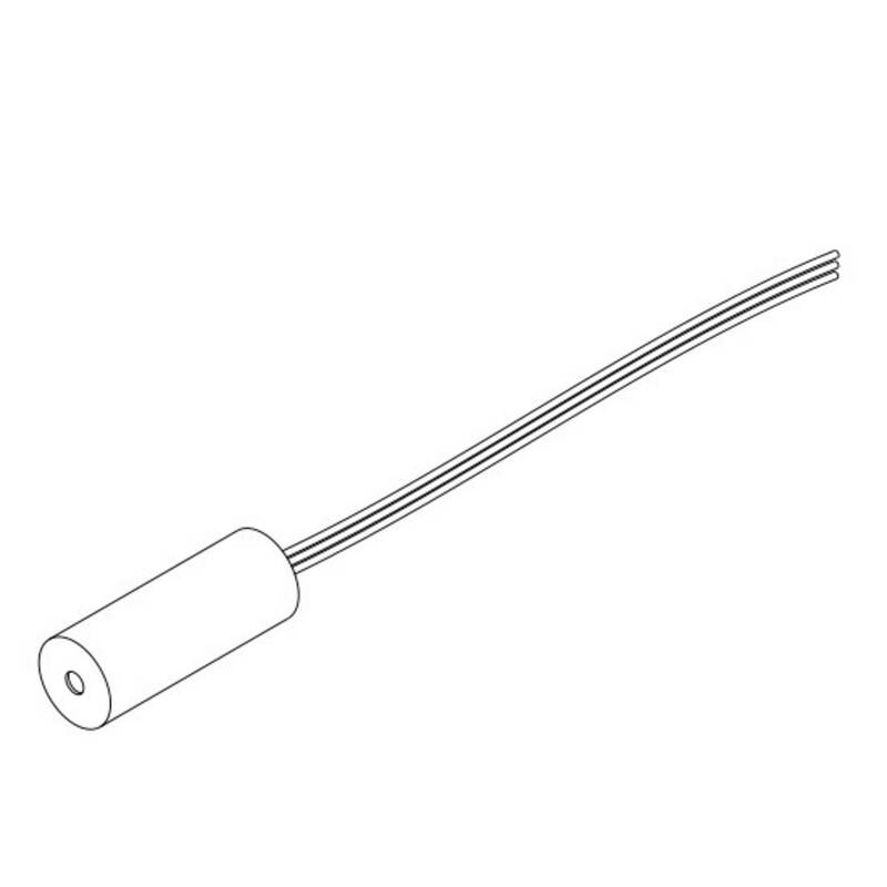 Picotronic Lasermodul DI650-0.4-5(8x21) Rot Punkt 0.4mW Aluminium 5V 10m - 4260129043456