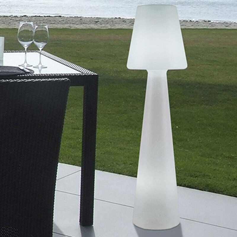 Newgarden Stehleuchte Lola LED Lampe warmweiß Gartenlampe 110cm IP65 weiß 1600lm - 8436542234184