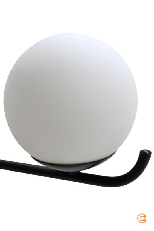Nordlux Deckenlampe Grant Deckenlampe Lampe Leuchte Licht Schwarz Opalglas Deko - 5704924001130
