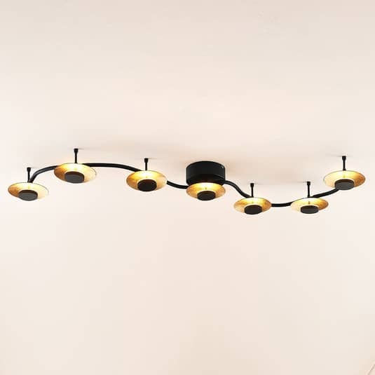 Lindby Graviela LED-Wandleuchte Wandleuchte Lampe Leuchte siebenflammig LED - 4251096566734