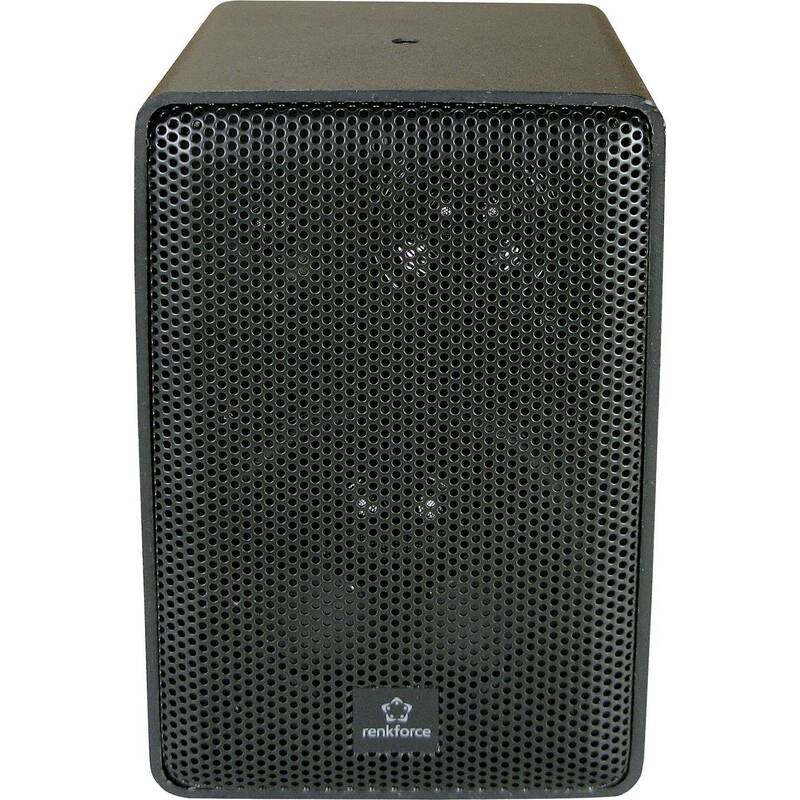 RENKFORCE RL100W BK Regallautsprecher 100W 90Hz-20kHz 87dB Schwarz Paar - 4016138951301