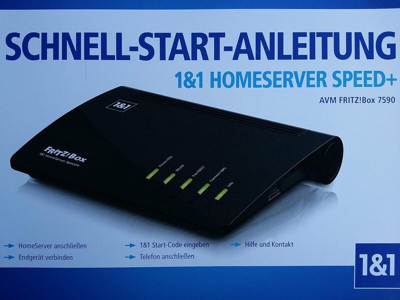Fritz!Box Router Modem WLAN DECT Server Dualband Homeserver SIEHE TEXT/FOTO - 0721802631581