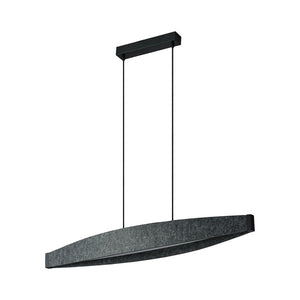 B-Ware OSRAM Hängeleuchte Pendelleuchte LED Decor Flat Felt grau Filz Warmweiß 3000 K