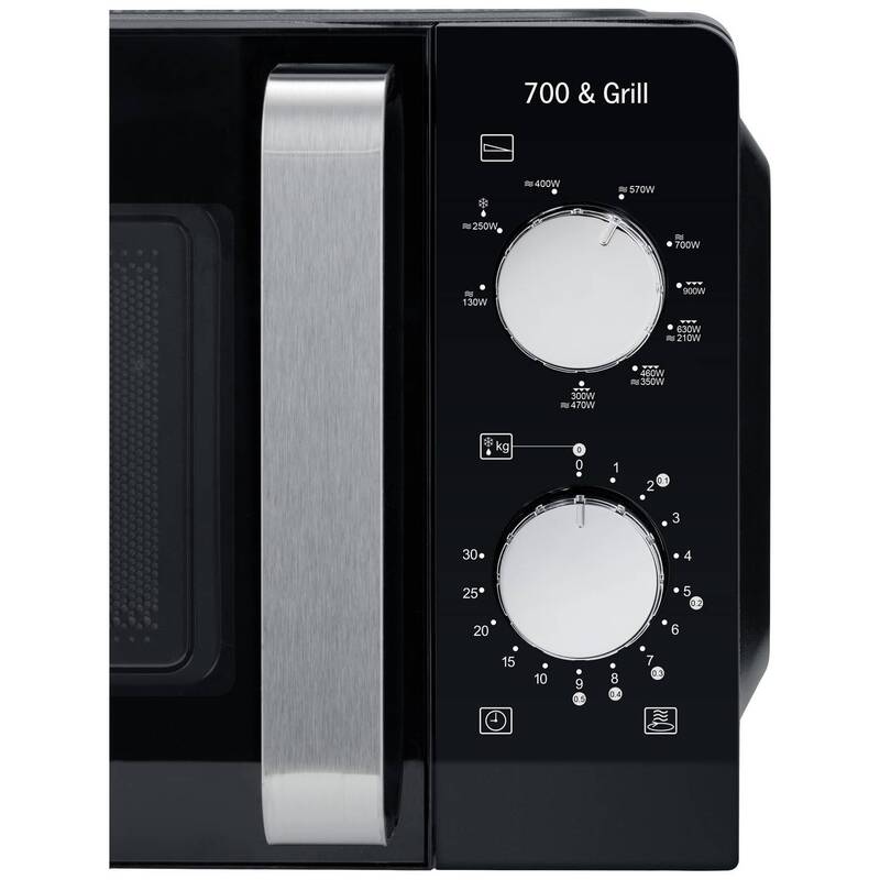 Severin 7781 Mikrowelle 17l mit Grillfunktion 900W schwarz Timerfunktion - 4008146042881