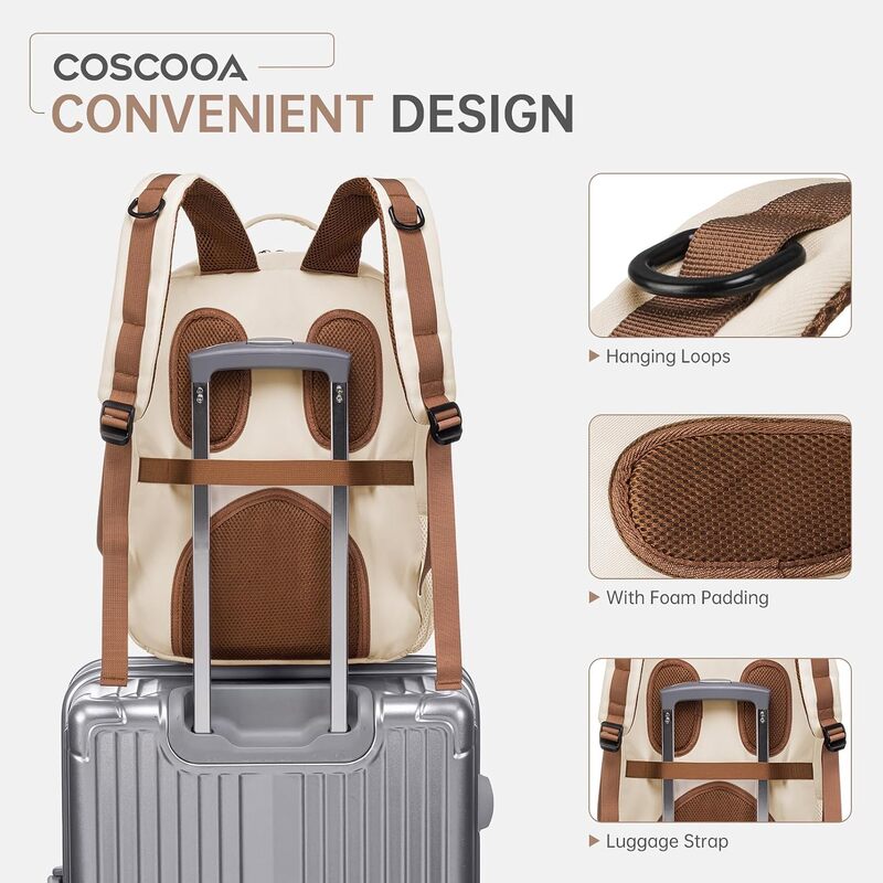 Kleiner Reiserrucksack 20l Handgepäck Flugzeug Reisetasche 40 x 30 x 15 - 4069876543218