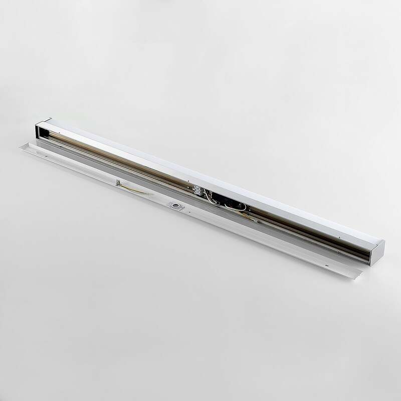 Lindby Wandleuchte Klea LED Lampe Badezimmerlampe chrom 120cm IP44 weiß 3000K - 4251096580525