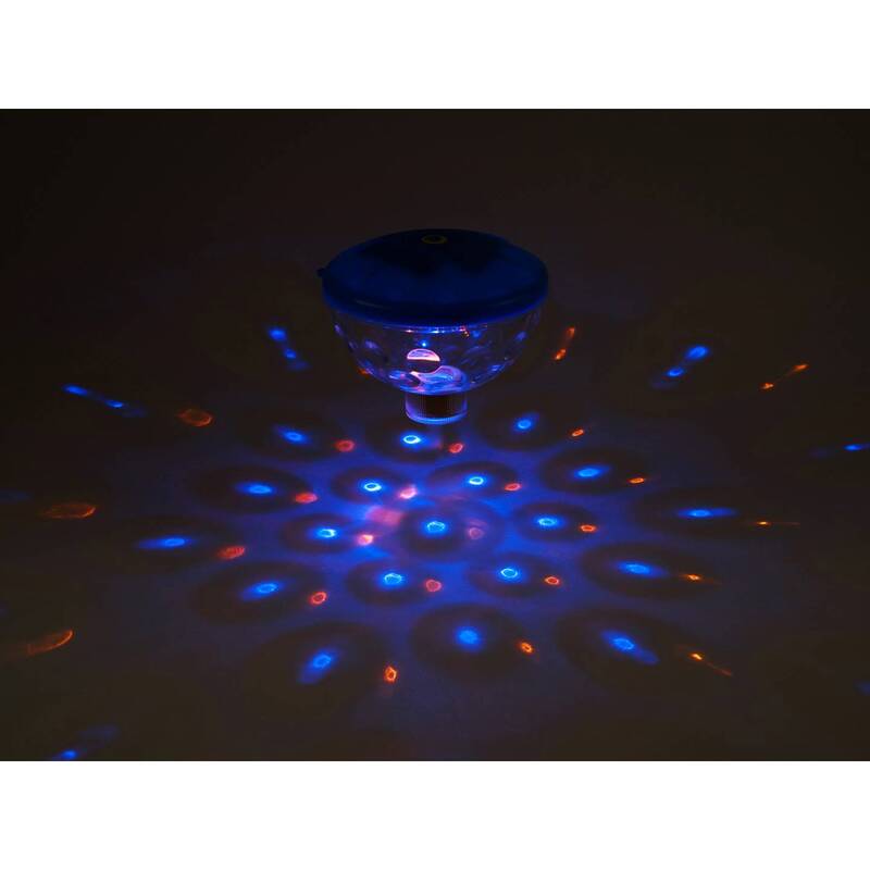 Eurolite Poolbeleuchtung LED Schwimmbadlampe transparent schwimmend 120mm Ø142mm - 4026397687699
