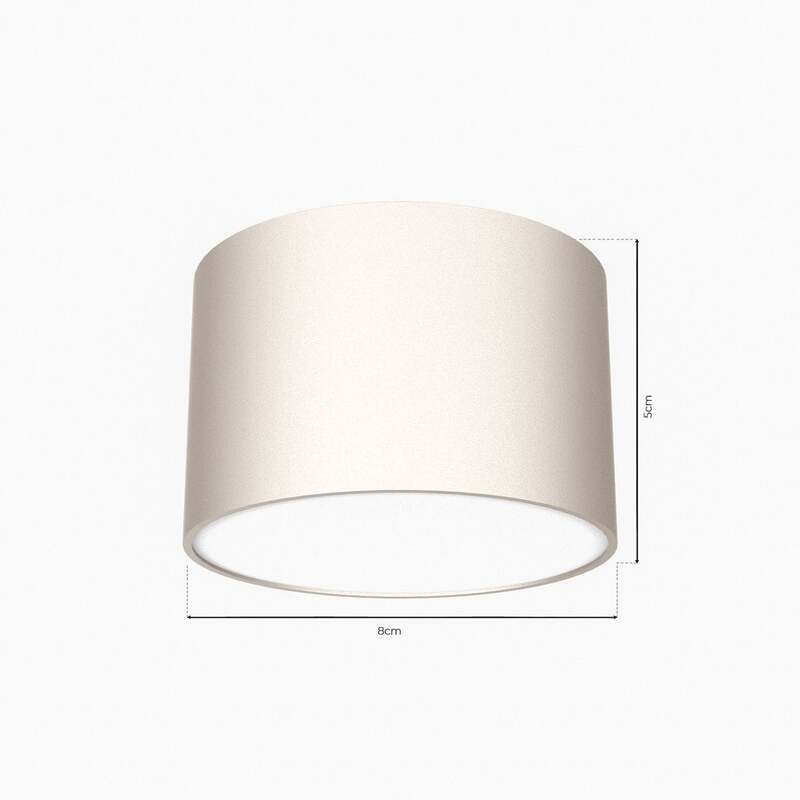 Deckenleuchte Cloudy einflammig LED dimmbar Lampe Leuchte weiß 8cm Ø 5cm - 5902693775386