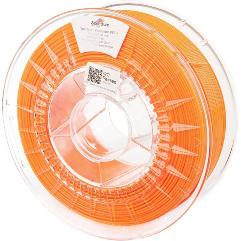 Spectrum Filaments PET-G Premium Filament lion orange 1,75mm 1000g chemisch - 5903175657626
