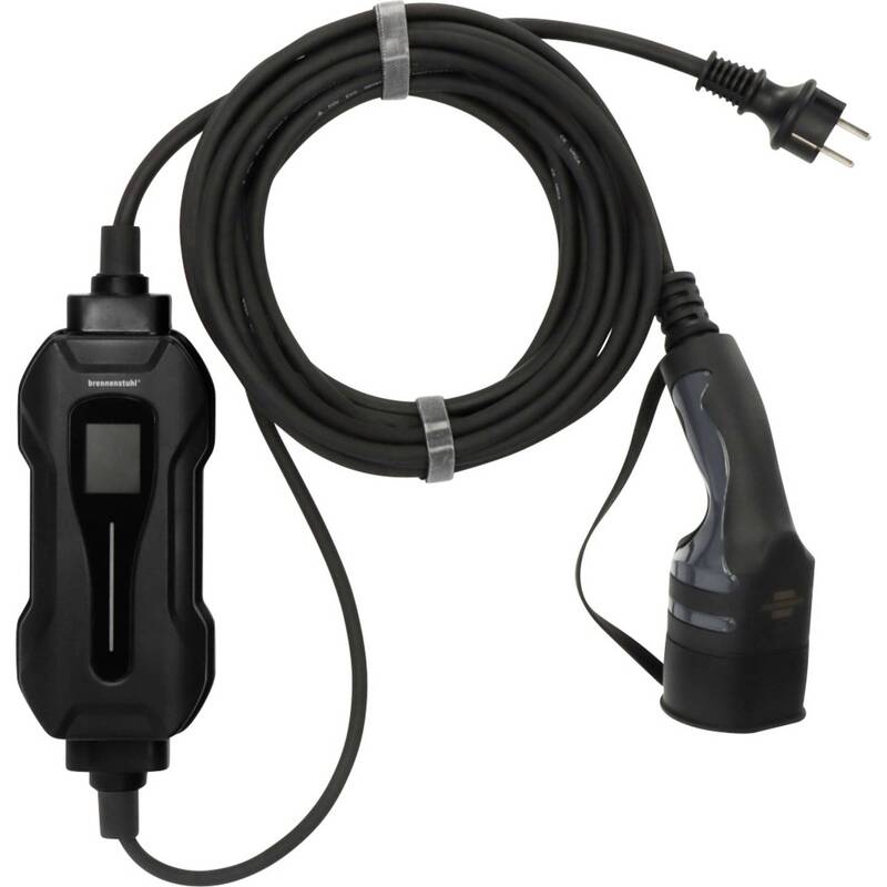 Brennenstuhl EV-Ladestation Typ 2 Mode 2 10A 2 Anschlüsse 2,3kW IP55 8m Kabel - 4007123693108