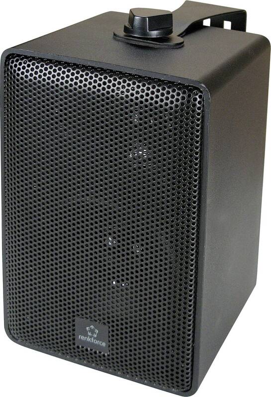 RENKFORCE RL100W BK Regallautsprecher 100W 90Hz-20kHz 87dB Schwarz Paar - 4016138951301