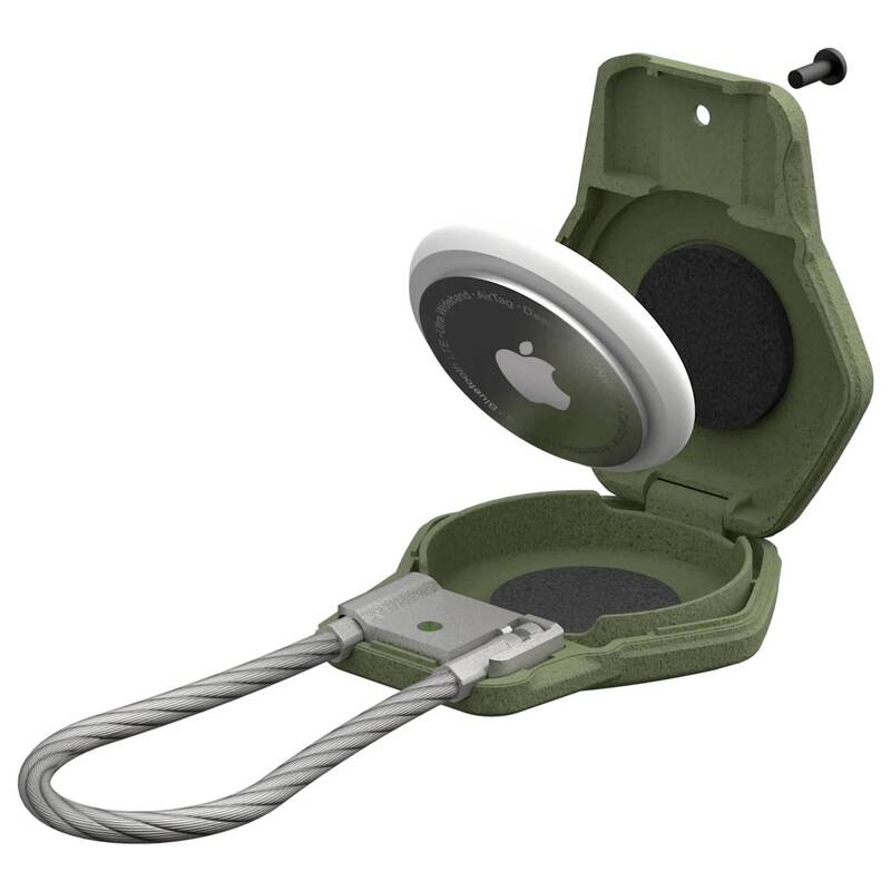 Urban Armor Gear SmartTag Schutzhülle Oliv für Apple AirTag wasserdicht robust - 0840283917523