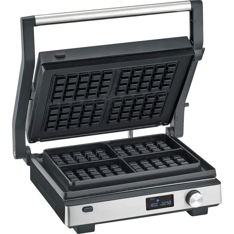 SEVERIN Kontaktgrill KG 2380 SEVINI Grillgerät Grillen Küche Balkon Silber 2000W - 4008146046766