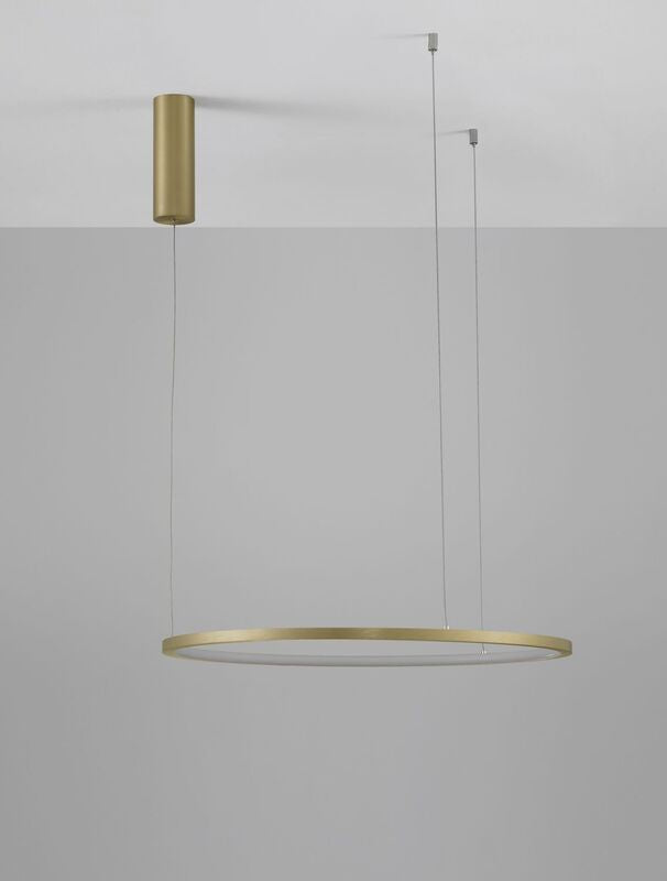 Nova Luce Pendelleuchte Hängeleuchte TARQUIN LED Messing Warmweiß dimmbar 60 cm - 5212017438270