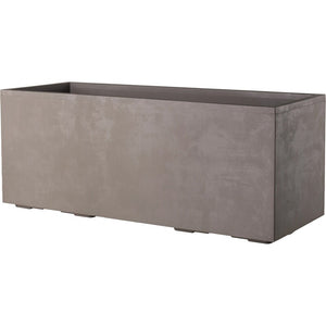 Deroma Pflanzkasten Hochbeet Millennium 39x99,3x37,6cm Sandstone mit 8 Rädern